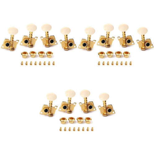 12Pcs Metal Sealed Guitar Tuning Keys Replacement Set 2