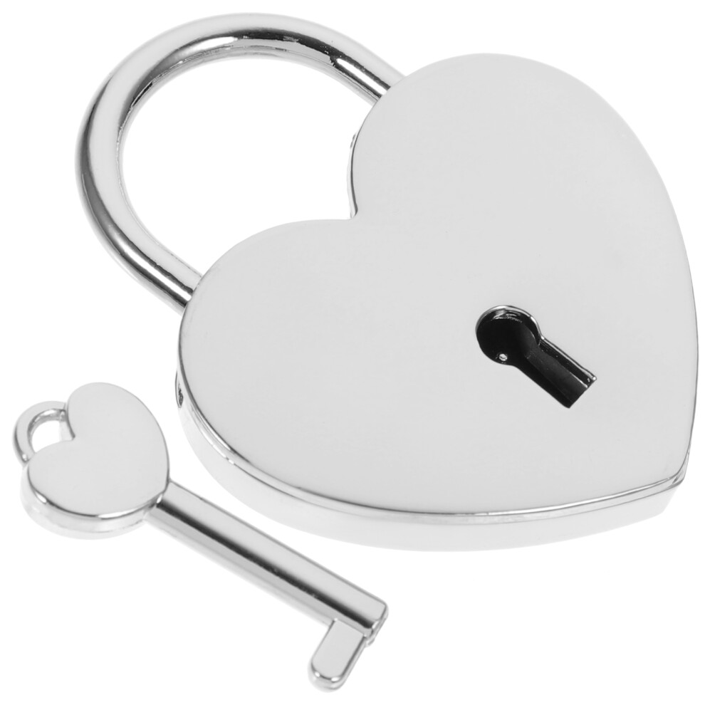 5Pcs Small Padlock With Key For Couples Lock Jewelry Box Suitcase 3392347186675