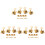 12Pcs Metal Sealed Guitar Tuning Keys Replacement Set 2