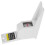 2Pcs 2 Meter Wall Mounted Retractable Metal Height Measuring Tape 3