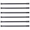 6Pcs Multi-Purpose Black Tension Rods for Clothes Drying and Curtains 7