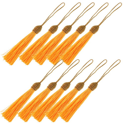 40 Pcs Mini Tassels With Cord Loop For Diy Sewing Crafts 1