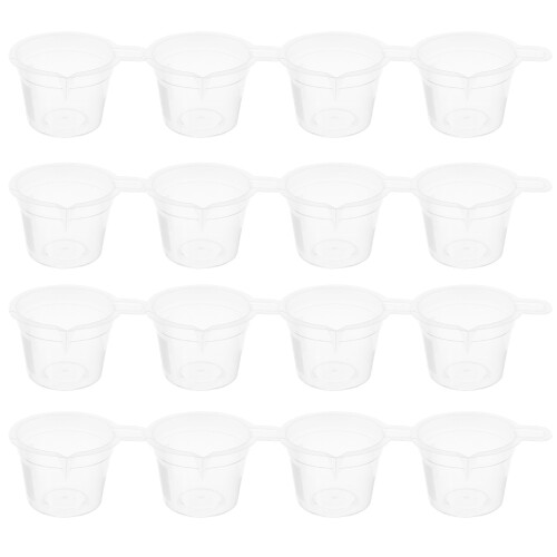 80Pcs Plastic Resin Mixing Cups Transparent for Epoxy Arts 2