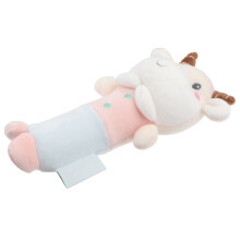 2 Pcs Baby Pacifying Towel Cattle Shaped Saliva Absorbing Toy