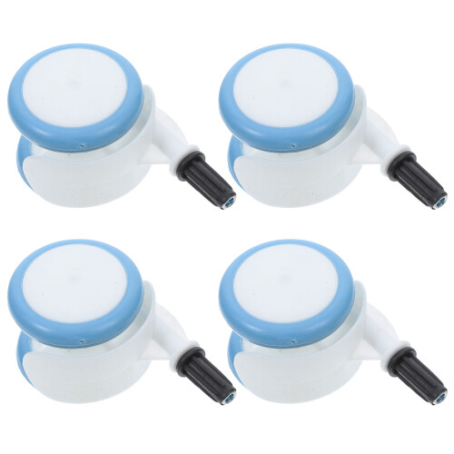 12 Pcs Universal Walker Wheels Replacement Plastic Rubber Casters