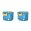 2Sets Baby Formula Container Pp+silicone Blue Milk Powder Dispenser 5