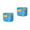 2Sets Baby Formula Container Pp+silicone Blue Milk Powder Dispenser 6