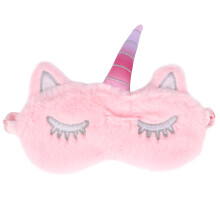 3Stk Augenbinde Rosa Weiches Material Schlafmaske