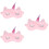 3Stk Augenbinde Rosa Weiches Material Schlafmaske 7