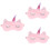 3Stk Augenbinde Rosa Weiches Material Schlafmaske 6