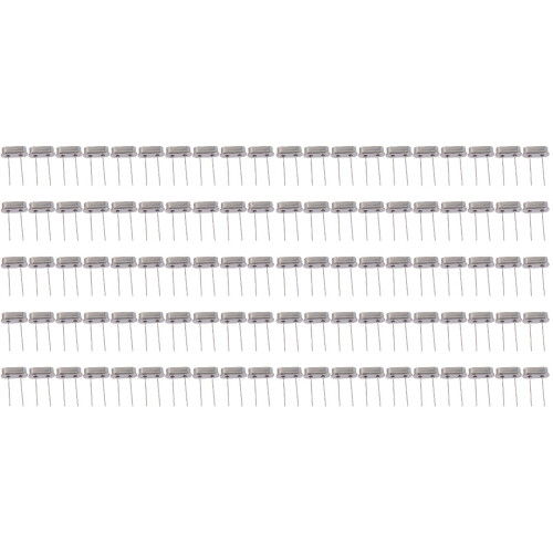 100Pièces Oscillateurs Quartz Argentés Pour Appareils Électroniques 1