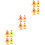 12 Pcs Clockwork Toy Child Model Chick Plastic 5