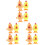 12 Pcs Clockwork Toy Child Model Chick Plastic 2