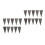 40 Pcs Carbon Steel Wedge For Installation 8
