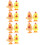 12 Pcs Clockwork Toy Child Model Chick Plastic 7