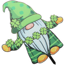4Pcs St Patricks Day Lawn Decorations Garden Yard Signs