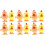 12 Pcs Clockwork Toy Child Model Chick Plastic 4