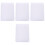 4Pcs White Iron-on Double-Sided Interlining Cloth for Costume Sewing 3