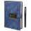2Sets Blue Notebook with Lock for Private Writing 1