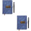 2Sets Blue Notebook with Lock for Private Writing 7