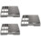 3Pcs Chopstick Holder Spoon Box Multi-Grid Silverware Organizer 8