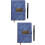 2Sets Blue Notebook with Lock for Private Writing 8