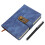 2Sets Blue Notebook with Lock for Private Writing 2