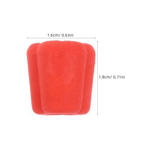 100Pcs Mini Pepper Shaped Vegetable Pencil Erasers For Kids 1