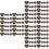 60Sets Bronze Snap Button Fasteners Met Klassieke Gravure 6