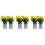 6Pcs Tiny Doll House Potted Plants Assorted Plastic Mini Bonsai 6