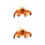 2Pcs Simulation Hermit Crab Model Artificial Pagurian Decoration For Kids 9