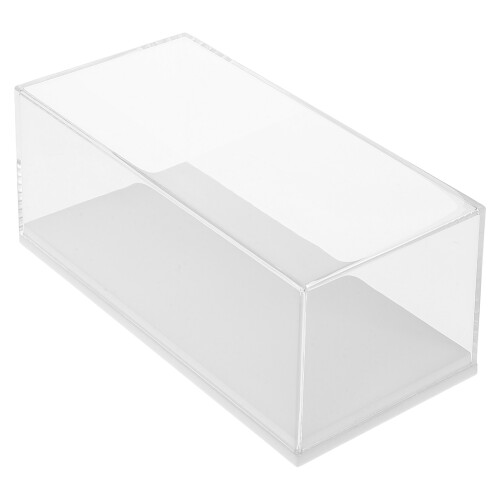 2Pcs 1/64 Scale Acrylic Model Cars Display Case Storage Box