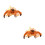 2Pcs Simulation Hermit Crab Model Artificial Pagurian Decoration For Kids 6