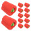 100Pcs Mini Pepper Shaped Vegetable Pencil Erasers For Kids 10