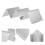 3Pcs Stainless Shaped Taco Holder Stand 5