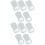 10Pcs Clear Baby Tableware Storage Cases Portable Flatware Containers 5