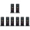 8Pcs Black Miniature Railroad Light Models for Sand Table Decor 4