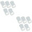 10Pcs Clear Baby Tableware Storage Cases Portable Flatware Containers 6