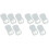 10Pcs Clear Baby Tableware Storage Cases Portable Flatware Containers 2