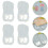 10Pcs Clear Baby Tableware Storage Cases Portable Flatware Containers 10