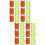 24Pcs Convenient Portable Soccer Training Vests Assorted 7