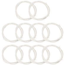 Set Of 3 Guitar Parts Folk Accessories Acoustic Supply White
