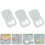 10Pcs Clear Baby Tableware Storage Cases Portable Flatware Containers 8