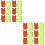 24Pcs Convenient Portable Soccer Training Vests Assorted 6