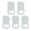 10Pcs Clear Baby Tableware Storage Cases Portable Flatware Containers 11