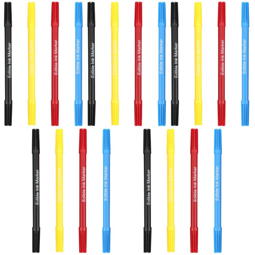 20 Pcs Double-Headed Edible Markers For Baking 2