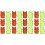 24Pcs Convenient Portable Soccer Training Vests Assorted 2