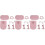 3Sets Pink DIY Backpack Kit Premium PU & Rattan Bag Making 4