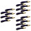 18Pcs Navy Ceramic Chopsticks Rest Holder Eggplant Design Table Rack 6