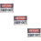 3Pcs Assorted Garden Warning Signs Durable Iron Sheet Yard Caution 9